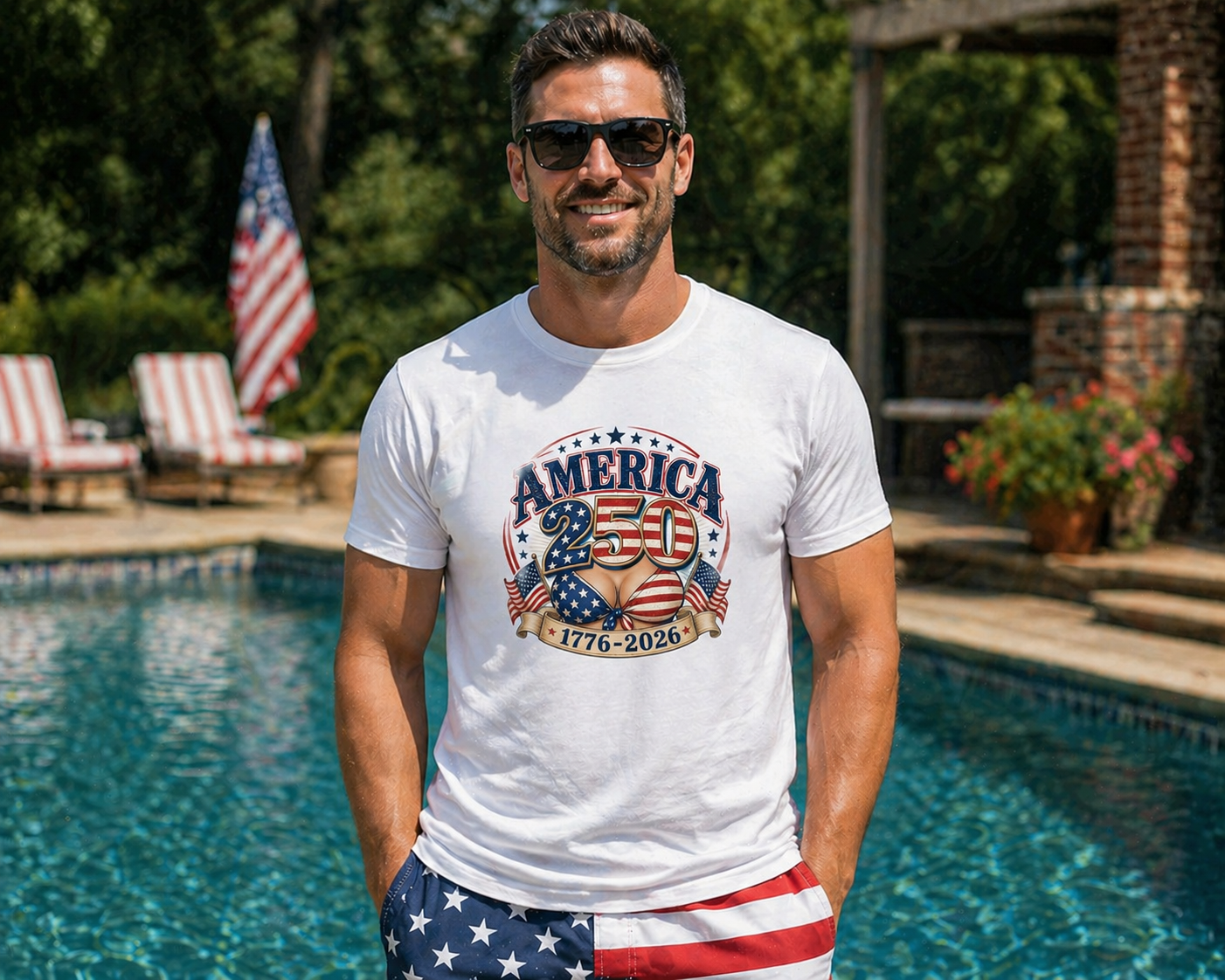 America 250 (boobs) Tshirt