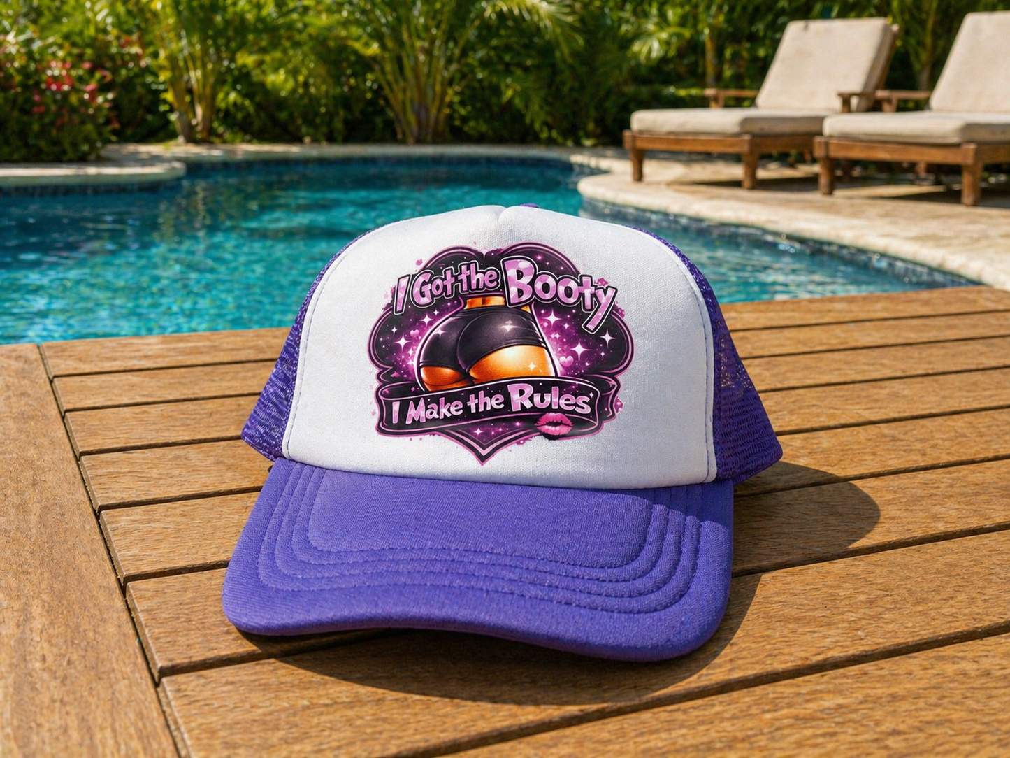 I got the booty Foam Trucker Hat