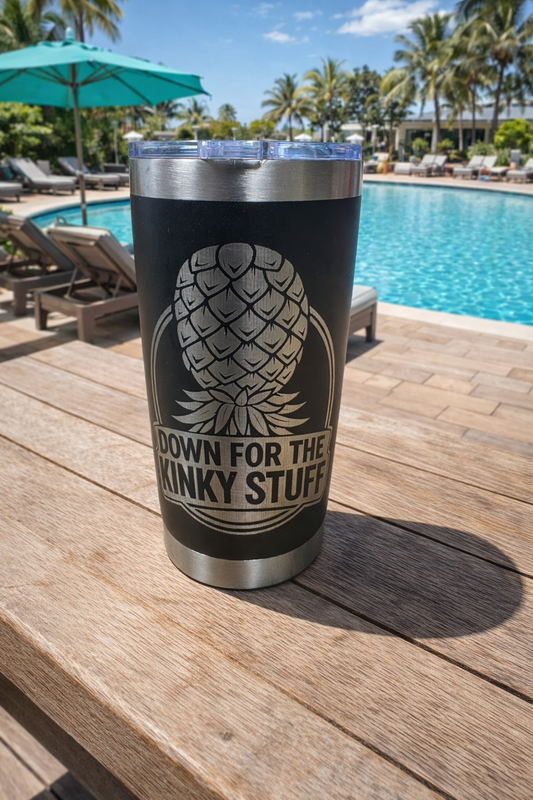 Down for the kinky stuff  20oz Tumbler