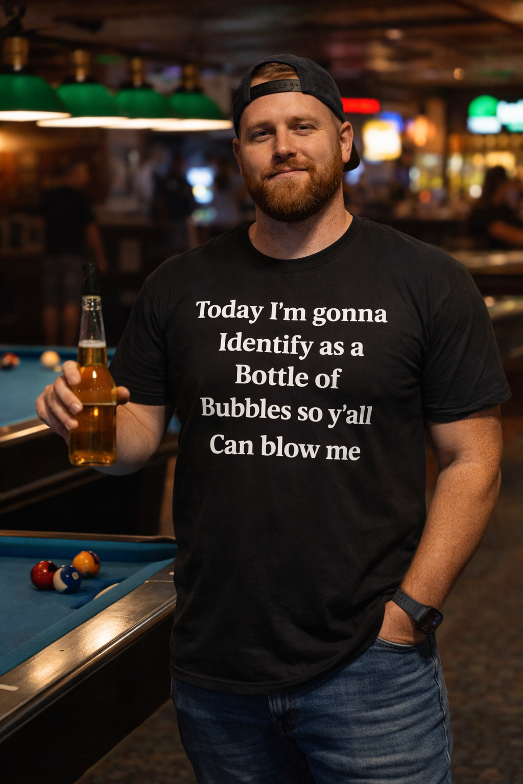 Identify as bubbles Tshirt