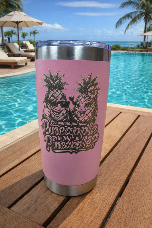 Wanna stick your Pineapple 20oz Tumbler